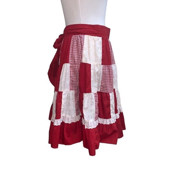 Square Up Fashions Inc. Women's S Small Square Dance Skirt 4-tiered Ruffles - Picture 4 of 8